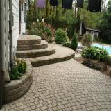 Paysagiste Phaneuf  - Terrasses en pavé imbriqués