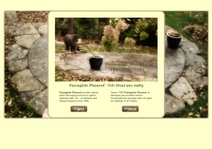 Paysagiste Phaneuf -  website design by SynergicWebs