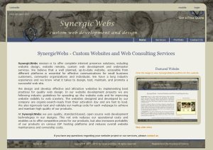 SynergicWebs Custom Web Development -  website design by SynergicWebs